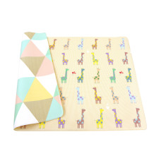 Baby Care bērnu rotaļu paklājs - "Krāsainās Žirafes" (M)