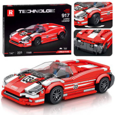 Sarkana Sporta Mašīna 917 Tehniskie kluči / konstruktors 355 gab (LEGO tipa)