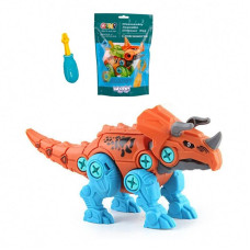 Woopie Rotaļu dinozaurs Triceratops, kuru var salikt ar skrūvēm