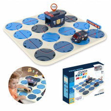 Woopie Interactive Police Car Track Puzzle + Electric Car 34 pcs.