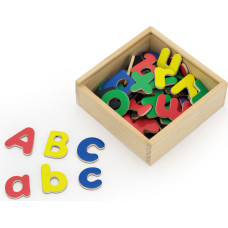 Viga Toys VIGA koka magnētisko burtu magnēts Iemācieties rakstīt