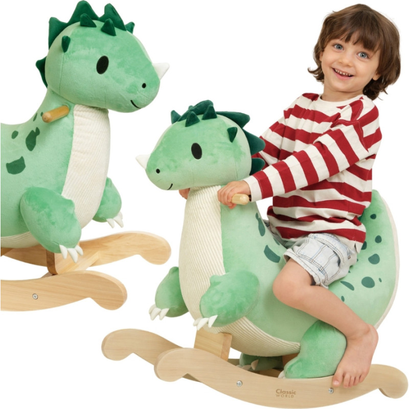 Classic World Wooden Rocking Dinosaur