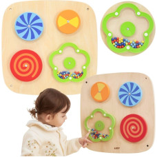 Viga Toys VIGA Wooden Wall Panel - Swirling Patterns