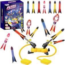 Woopie Podwójna Wyrzutnia Rakiet Piankowych 8szt.