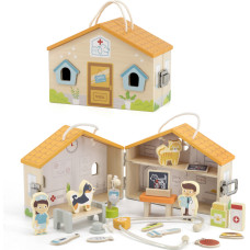 Viga Toys VIGA Wooden Animal Clinic Veterinary Hospital