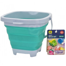 Woopie Blue Square Folding Bucket