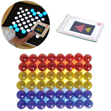 Masterkidz Colorful Balls for the Board 48 pcs + Book