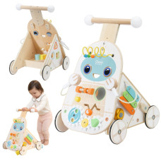 Classic World Push Walker 4in1 Robot Walker for Children Xylophone Mirror Sorter