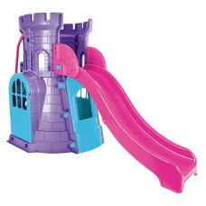 Woopie Pils tornis ar Slide House rotaļu laukumu bērniem