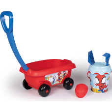 Smoby Trolley and Sand Set with Spiderman Theme