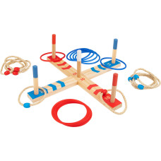 Tooky Toy Wooden Fun Serso Arcade Ring Cross Game