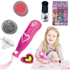 Woopie ART&FUN Nail Painting Set with Glitter for Children