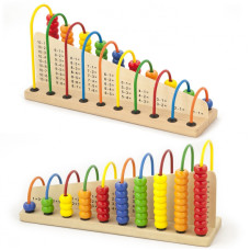 Viga Toys Educational wooden abacus for Montessori School Counting