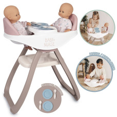Smoby Baby Nurse Feeding Chair for Twins Dolls