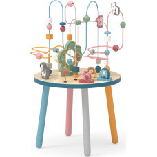 Viga Toys Koka izglītojoša manipulatīvā pīšanas tabula