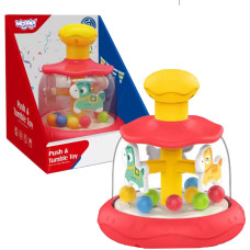 Woopie BABY Colorful Horses Red Spinning Top Carousel
