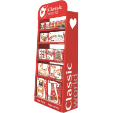 Classic World Regał Drewniany do Ekspozycji na Zabawki do Sklepu 1,80m