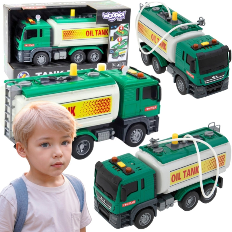 Woopie Ciężarówka Cysterna Na Wodę Dźwięk Światła 1:14