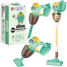 Woopie Dino 3in1 Interactive Vacuum Cleaner Suction Function Light Sound