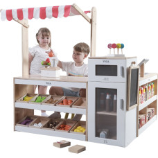 Viga Toys VIGA koka komplekta stendu veikals lielveikals XXL