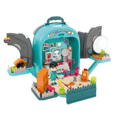 Woopie 3in1 Dollhouse Dog Grooming Kit in a Backpack