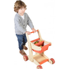 Masterkidz Wooden Shopping Cart