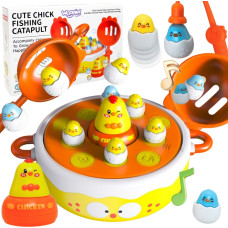 Woopie Gra Zręcznościowa Łowienie Kurczaczków 4w1 Katapulta