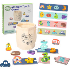 Woopie GREEN Sensory Puzzle Memory Shapes FSC