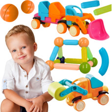 Woopie Magnetyczne Klocki Konstrukcyjne Pojazdy 52 el.