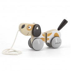 Viga Toys Viga PolarB koka vilkšanas suns