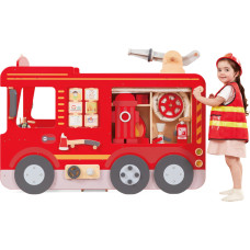 Viga Toys VIGA Large Wooden Fire Truck Montessori Playground