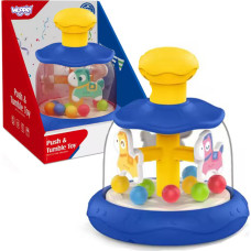 Woopie Карусель с волчком и шариками BABY Colorful Horses, синяя волчок