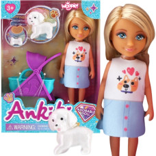 Woopie ROYAL Laleczka z Wózkiem i Pieskiem