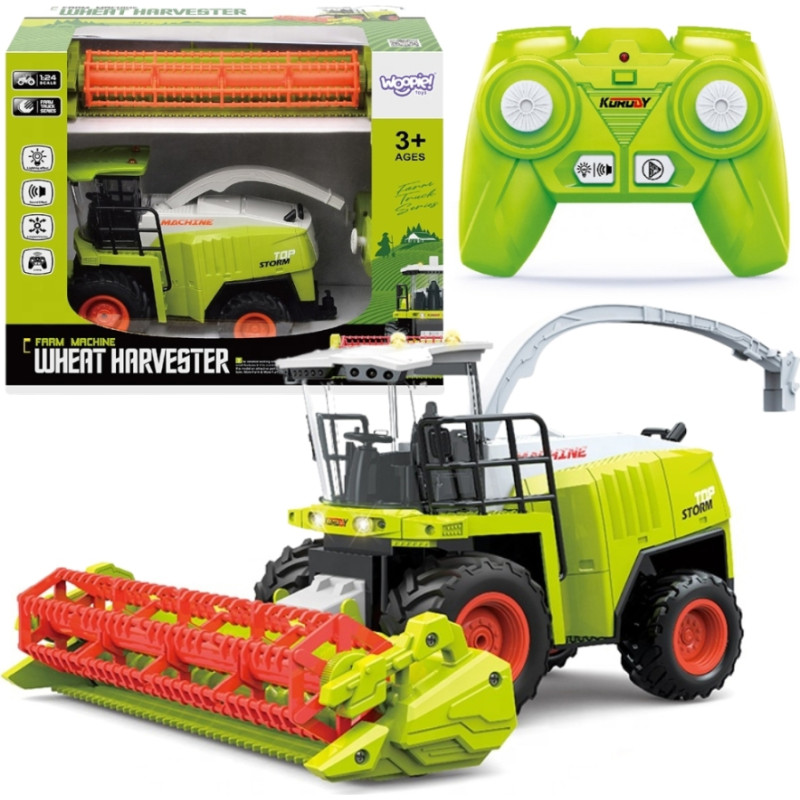 Woopie Zdalnie Sterowany Kombajn Zestaw Jasno Zielony