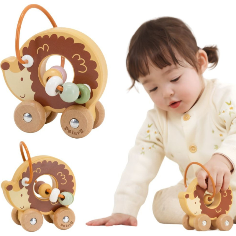 Viga Toys VIGA Bead Maze on Wheels – Hedgehog 12M+