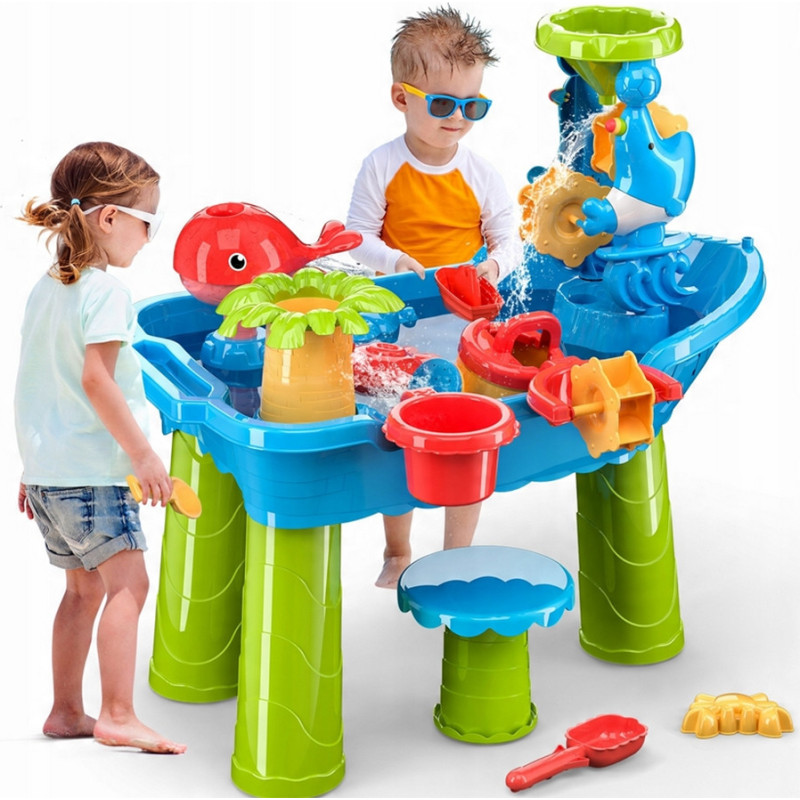 Woopie Pirate Ship Water Table with Chair 17 acc.