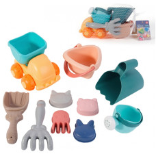 Woopie Sand Set with Toy Car 10 pcs.