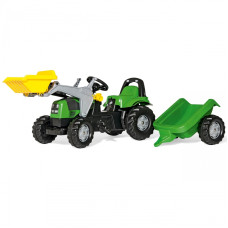 Rolly Toys Трактор Deutz-Fahr Kid с прицепом