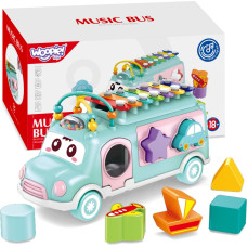 Woopie BABY Musical Car Sorter with Cymbals Green
