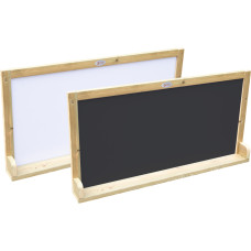 Classic World EDU Wooden Double-Sided Chalk Board - Magnetic Educational