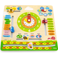 Viga Toys Образовательный календарь VIGA Изучение английского языка
