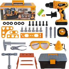 Woopie Zestaw Narzędzi Małego Majsterkowicza z Wkrętarką w Walizce 39el.