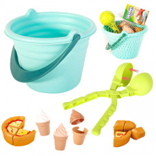 Woopie Sand Set FUN ICE CREAM Ice Cream 2in1 Fabryka Śnieżek 15 pcs.