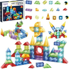 Woopie Klocki Magnetyczne Konstrukcyjne Sześciany 3D Zestaw Edukacyjny 63 el.