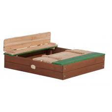 AXI Ella Sandpit wooden sandbox with benches