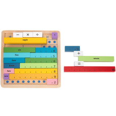 Tooky Toy Koka matemātikas dēlis mācību skaitīšanas abacus