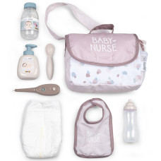 Smoby Пеленальная сумка для детской медсестры + аксессуары для кукол