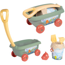 Smoby Sand Set Trolley Bucket Rake Ecological