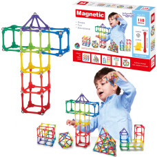 Woopie Magnetic Construction Blocks Creative Puzzle 110 pcs.