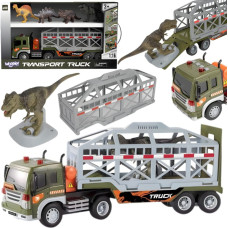 Woopie Ciężarówka Transporter Dinozaurów Auto z Dźwiękiem i Światłem